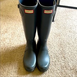 Dark Gray Original Hunter Rain Boots